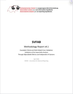 Wissenschaftliche Grundlagen und Methodik der SVFAB-Analyse zur Sachgerechtigkeit und Perspektivenvielfalt