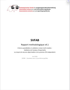 Wissenschaftliche Grundlagen und Methodik der SVFAB-Analyse zur Sachgerechtigkeit und Perspektivenvielfalt